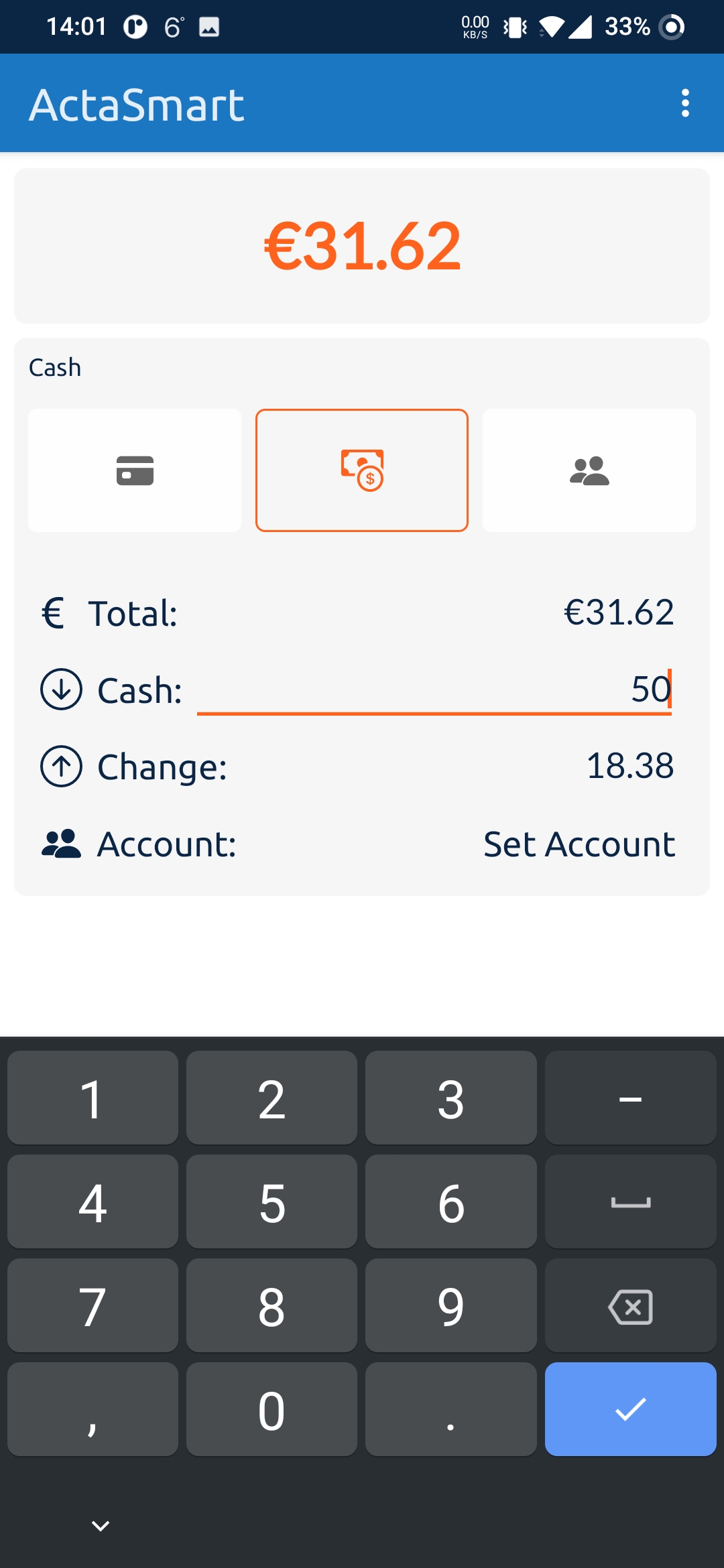 schermafbeelding actasmart